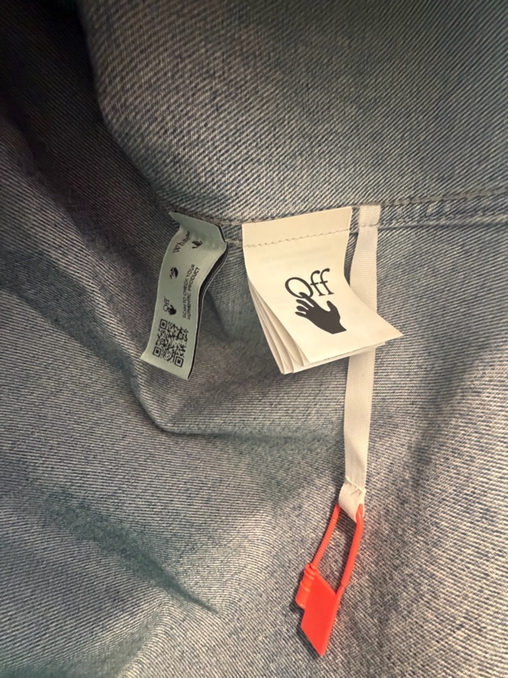 Off-White Denim belted logo dress - Picture 8 of 11